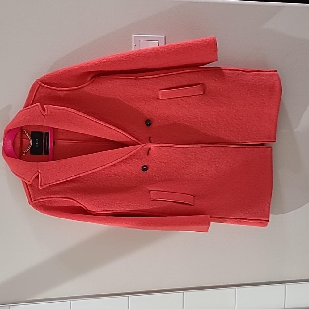 J Crew Daphne boiled wool coat